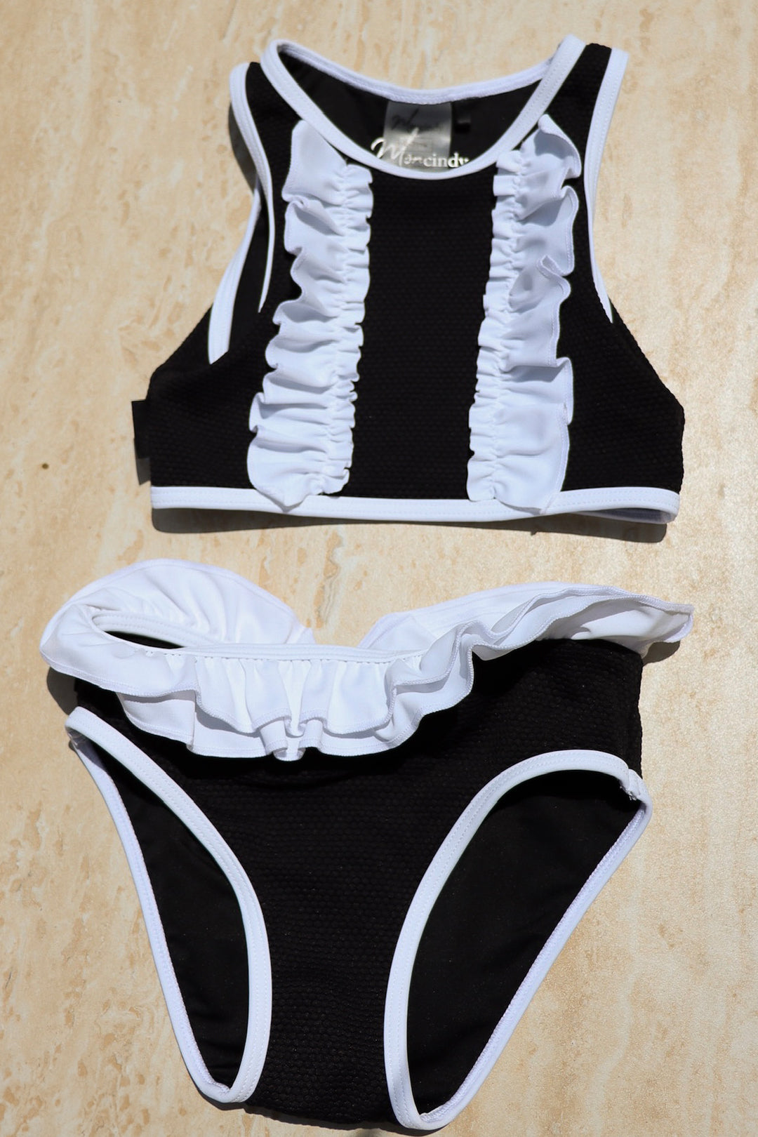 Chloè Girls' Black Bikini Top