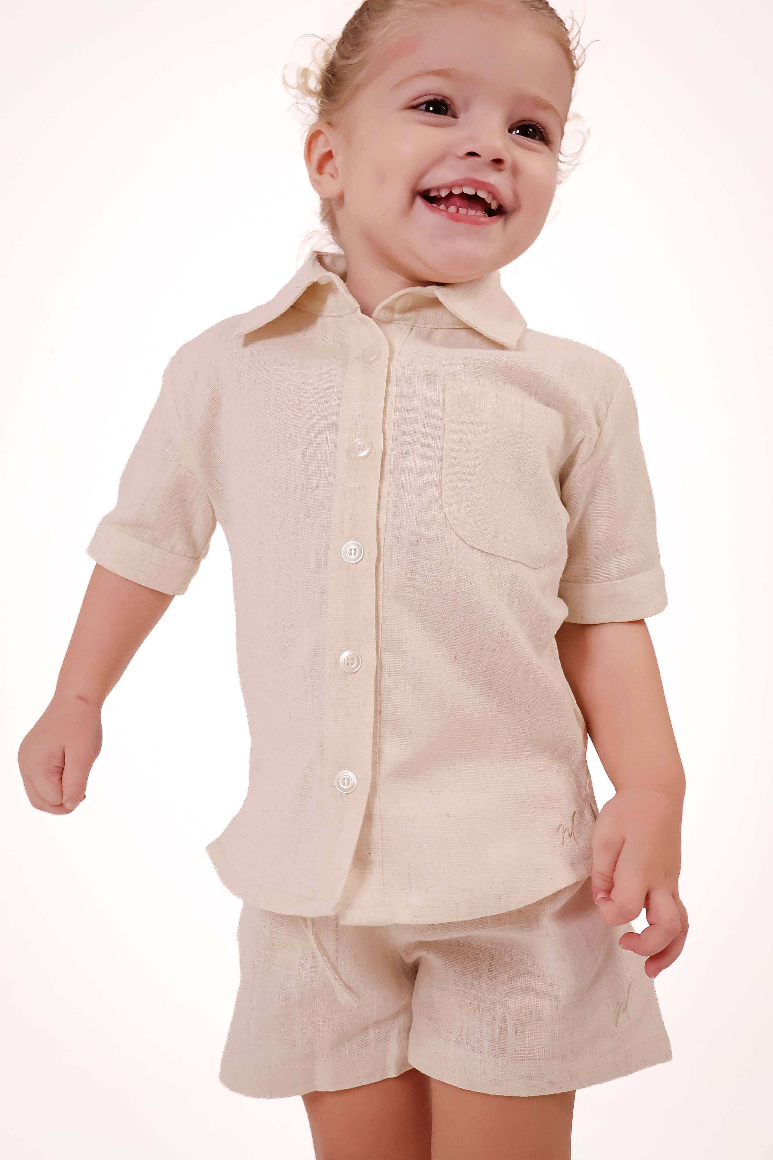 Beau Short Sleeve Shirt - Lin Soleil