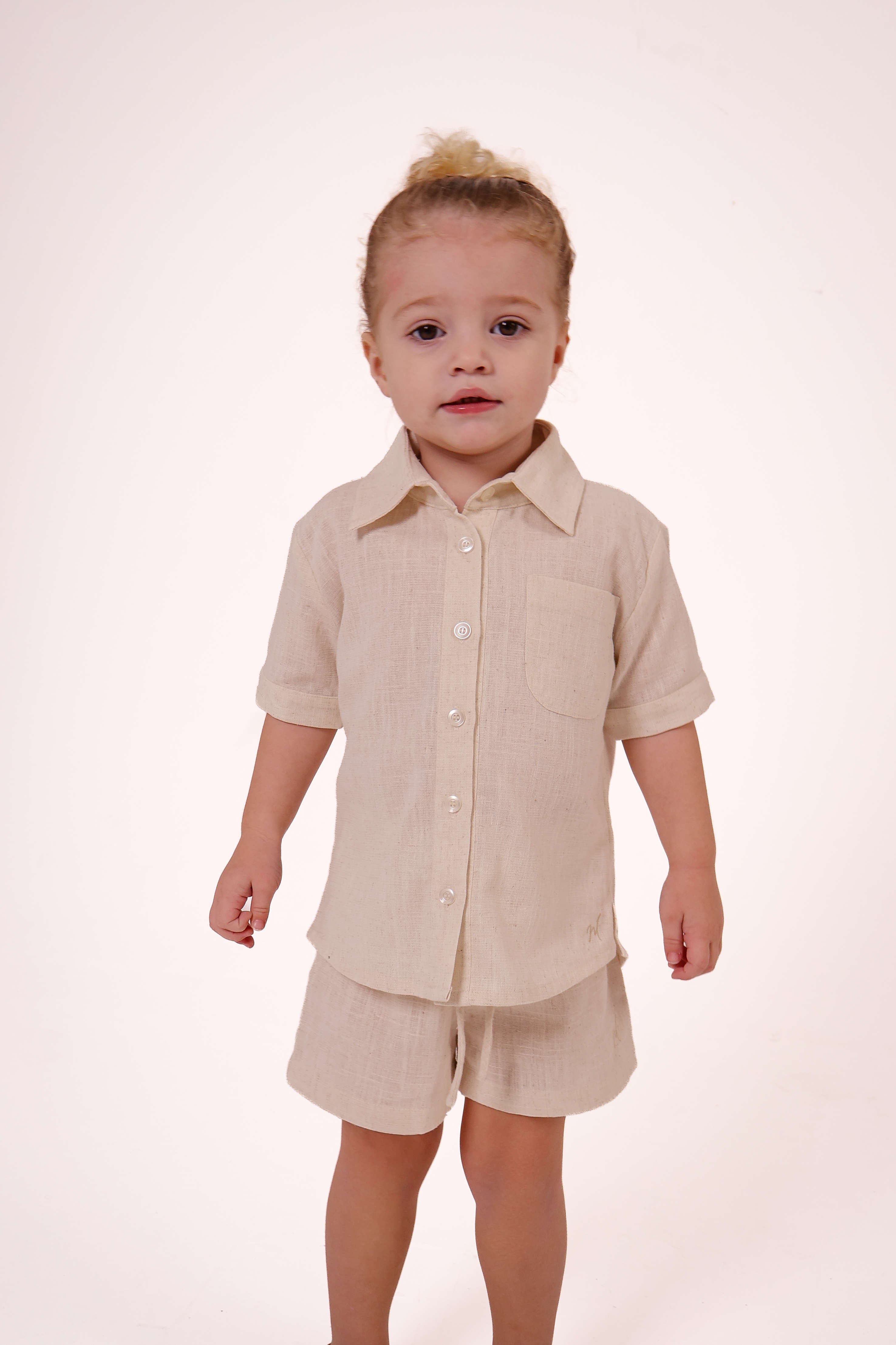 Beau Short Sleeve Shirt - Lin Soleil
