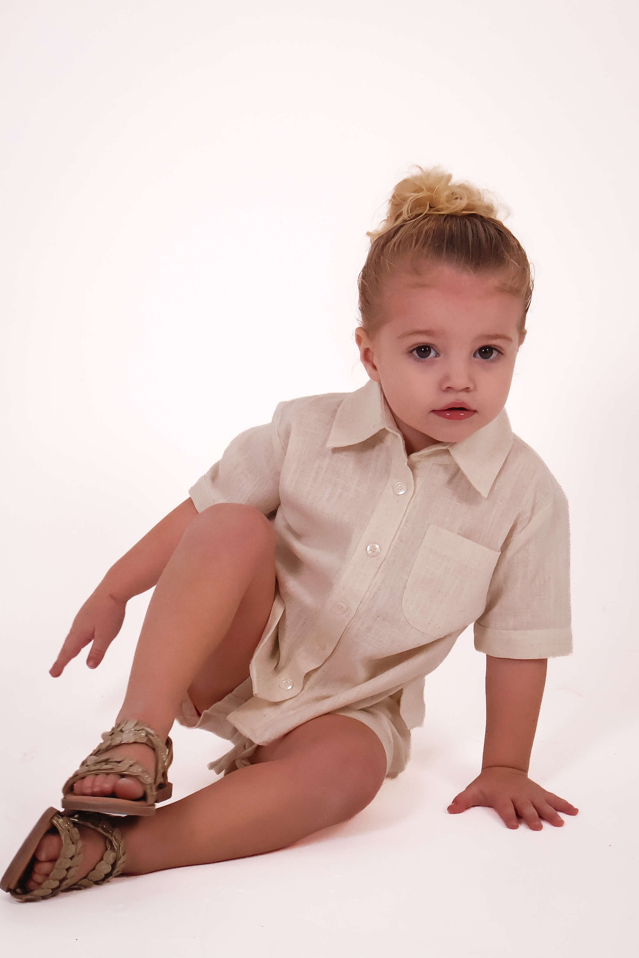 Beau Short Sleeve Shirt - Lin Soleil